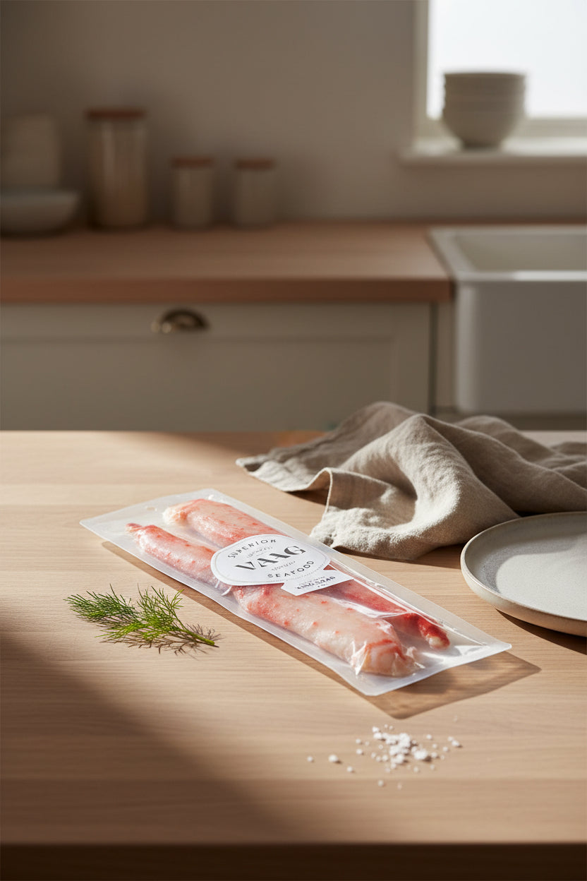 King Crab Lower Leg Pure Meat, Frozen - VAAG Each (227g)