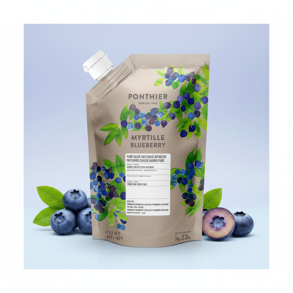 Purée Blueberry — PONTHIER (1kg) pack