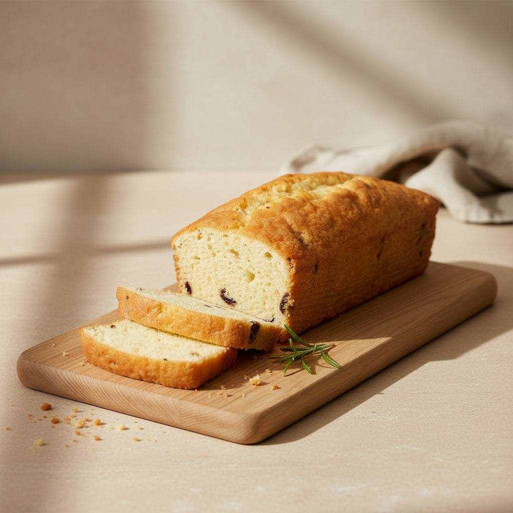 Frozen 900g milk chocolate chip cake loaf vacuum-sealed for freshness