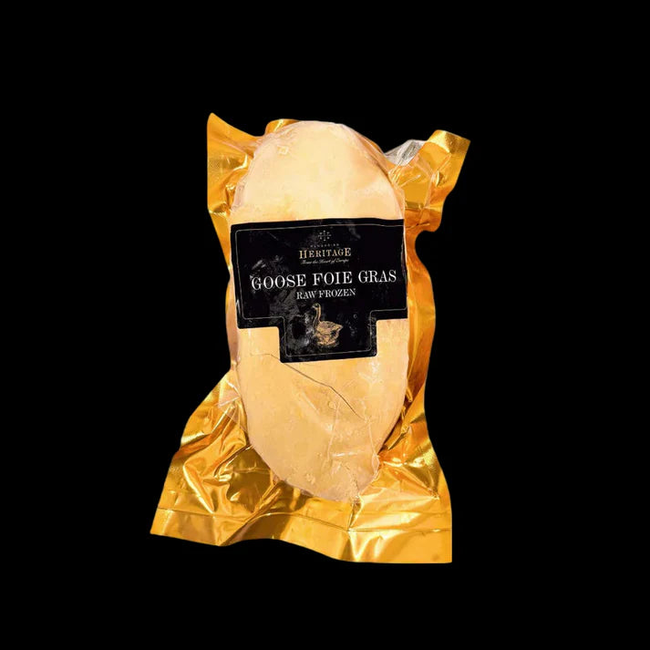 Goose Foie Gras, Deveined, Frozen, +/-550g
