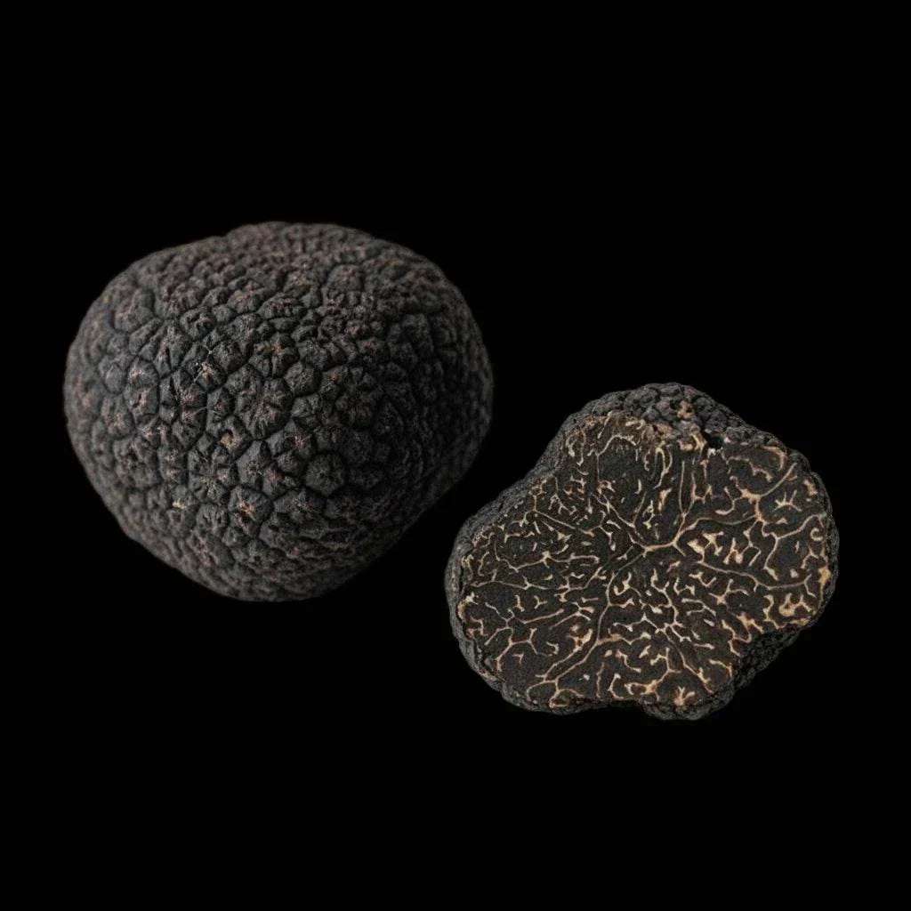 Pack of frozen Perigord Truffles Melanosporum 100g, whole black truffles from France or Australia, fresh and aromatic