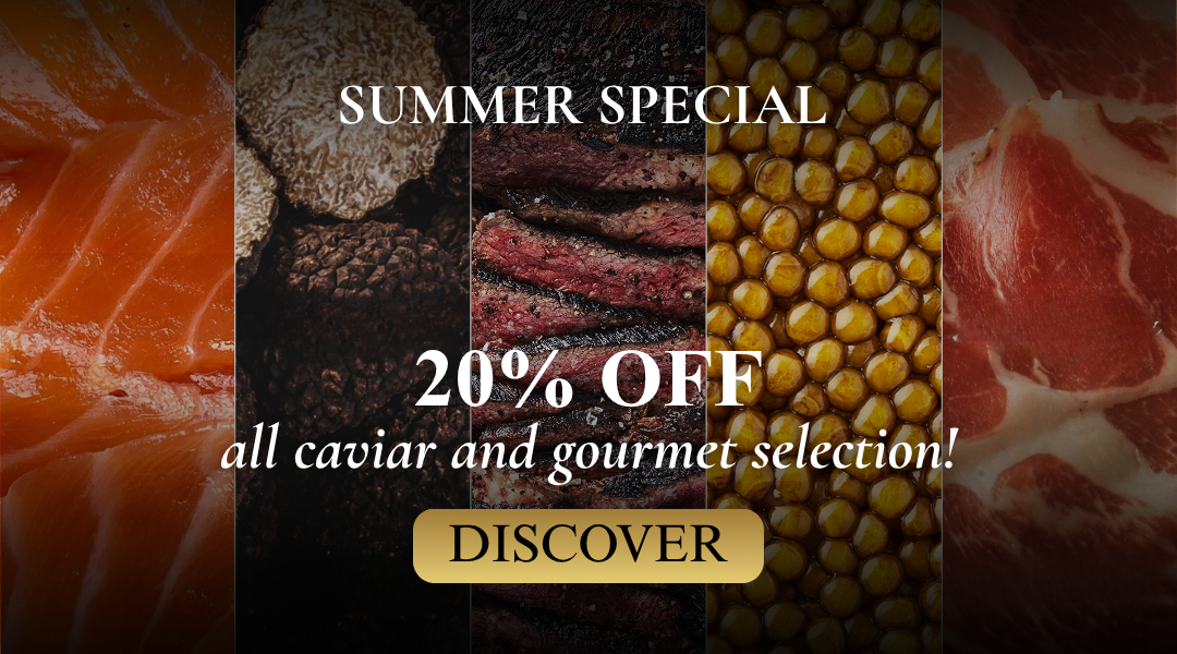 Summer caviar and gourmet