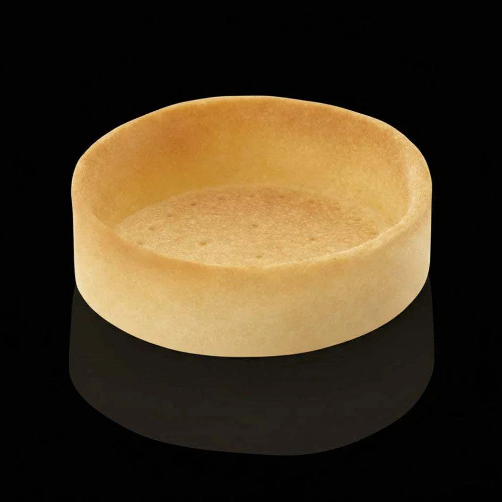 Pack of 24 medium sweet round tart shells 53mm pre-baked French pastry cases ready to fill