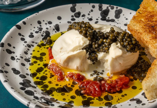 Burrata with Royal Osietra Caviar