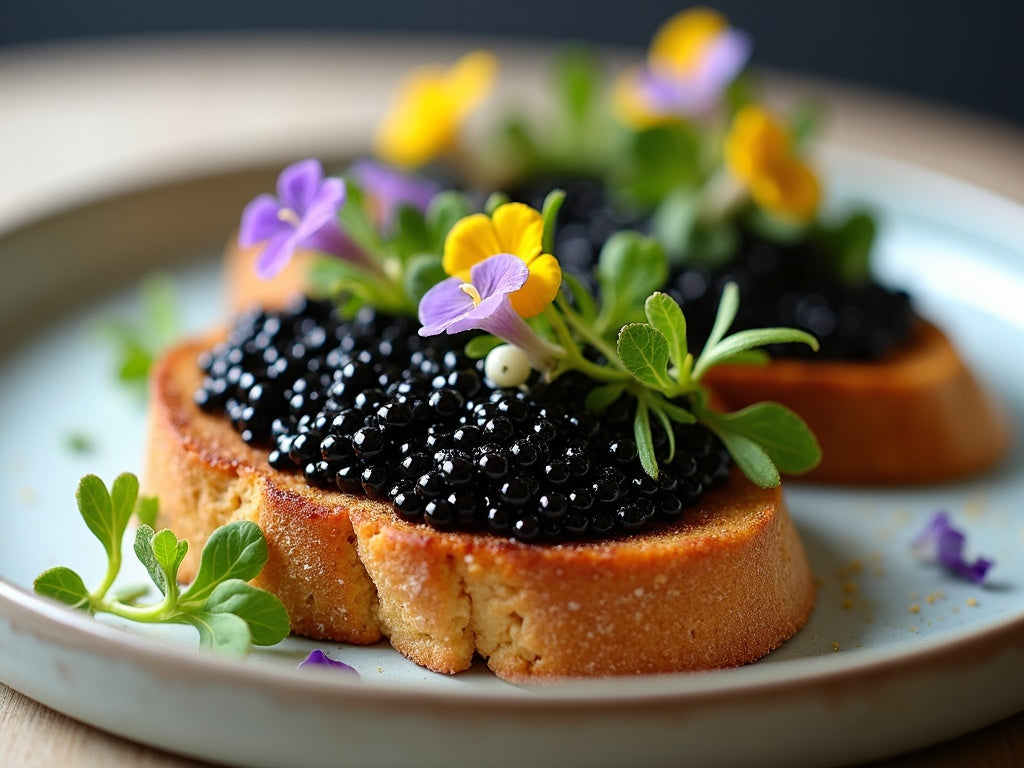 Sourdough Toast with Caviar: The Simplest Luxury Snack