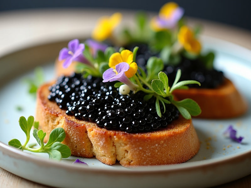 Sourdough Toast with Caviar: The Simplest Luxury Snack