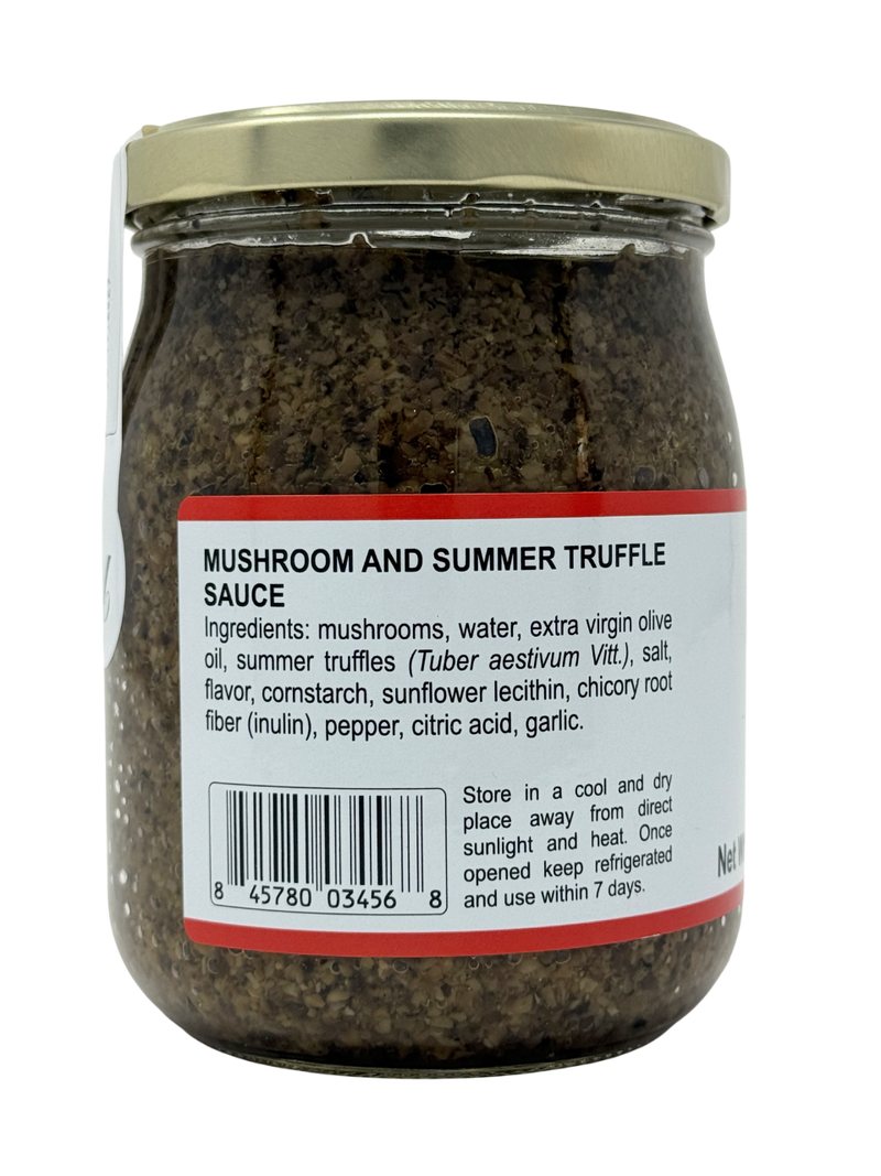 Mushroom & Truffle Sauce 500gr catalogue image for Tartufata Sauce vs Mushroom & Truffle Sauce: Key Differences