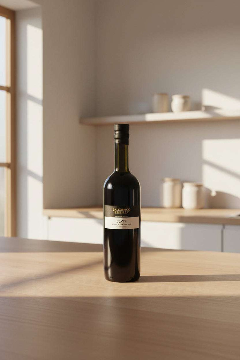 Aged balsamic vinegar from Acetaia San Giacomo, a premium gourmet pantry buy, in a glass bottle