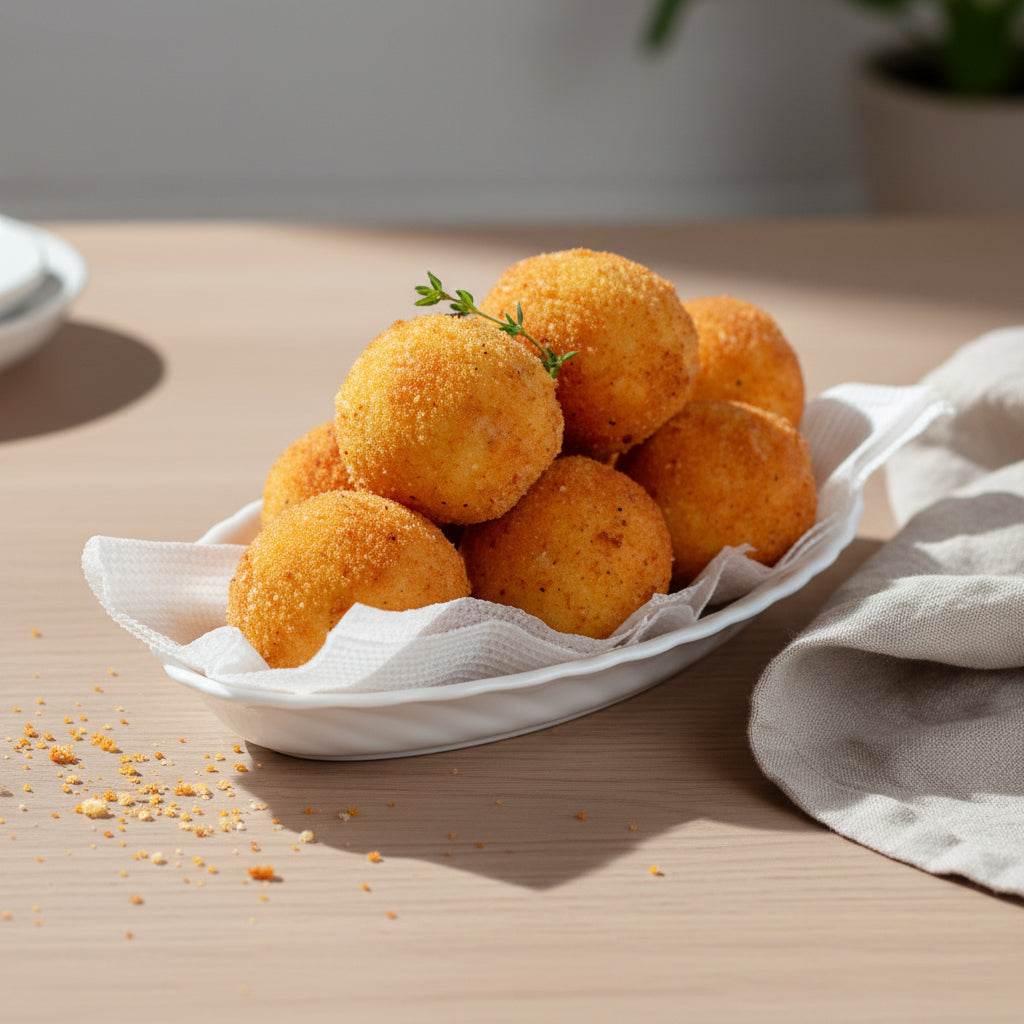 Frozen Arancini Nduja with saffron and mozzarella 1kg pack