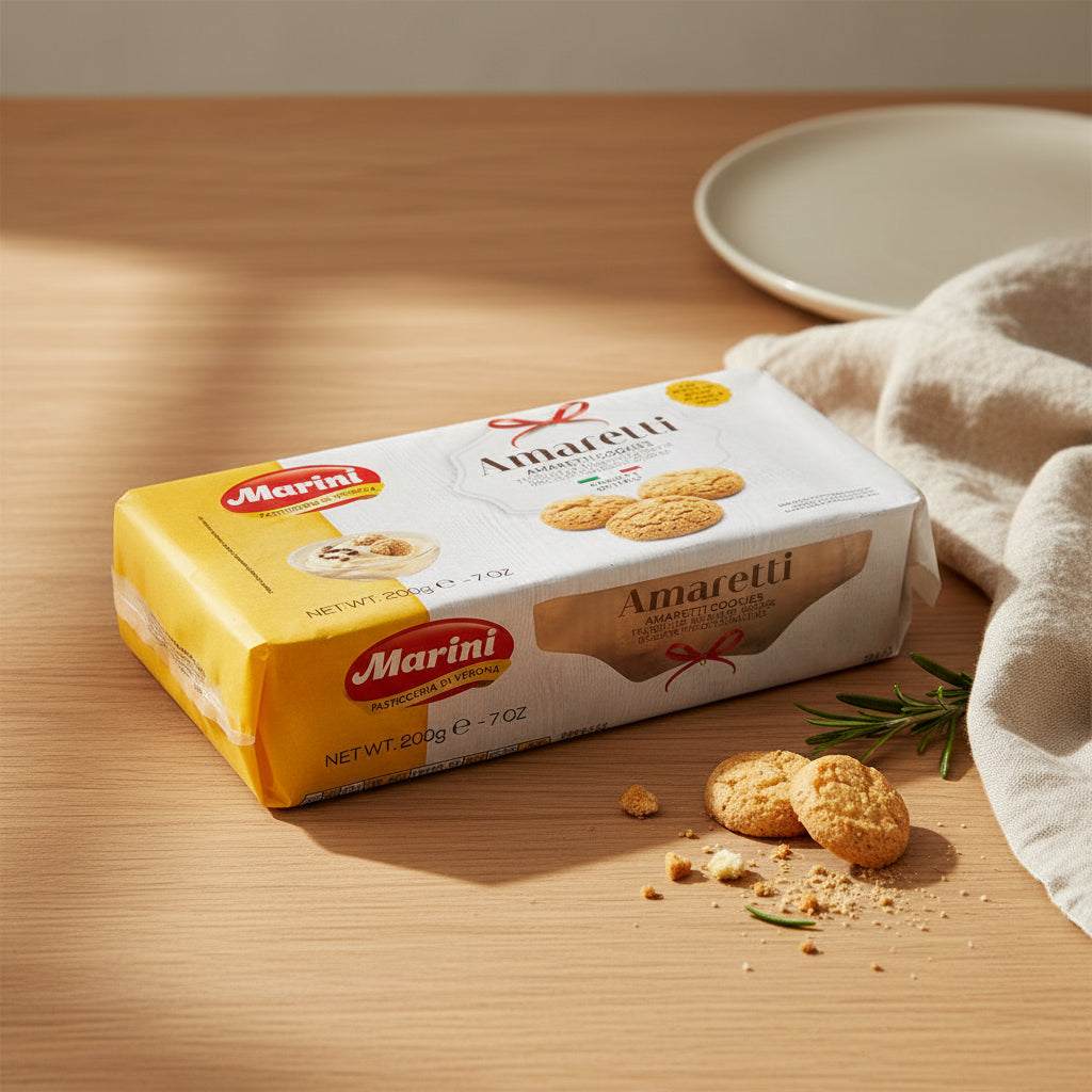 Amaretti Biscuits, 200g: verified product format used in this Beleaev guide