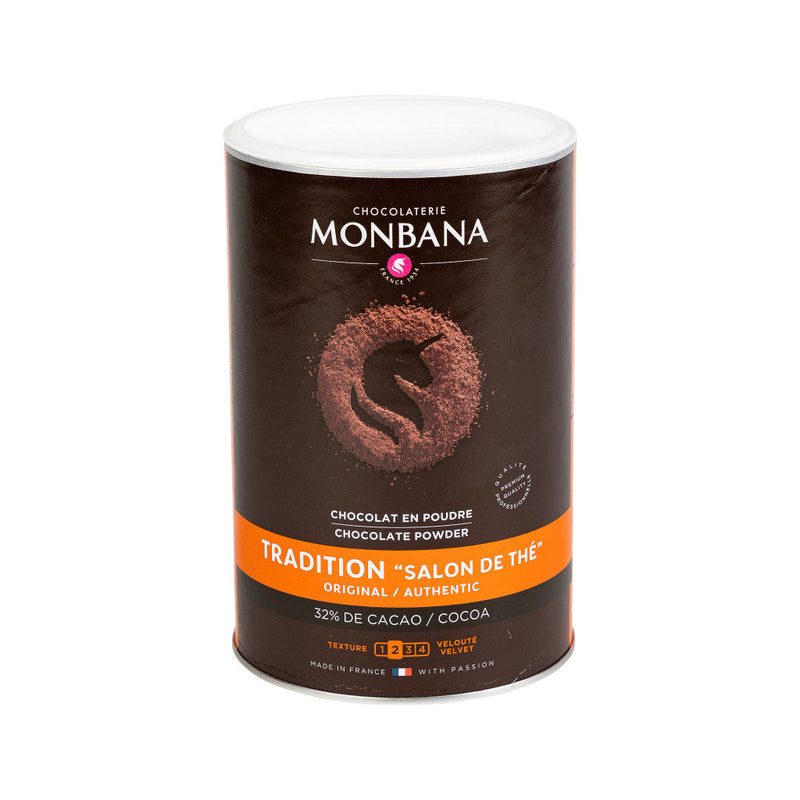 Monbana Drinking Chocolate 32% (1kg) catalogue image for Zuma vs Monbana: Key Differences & Buyer Guide