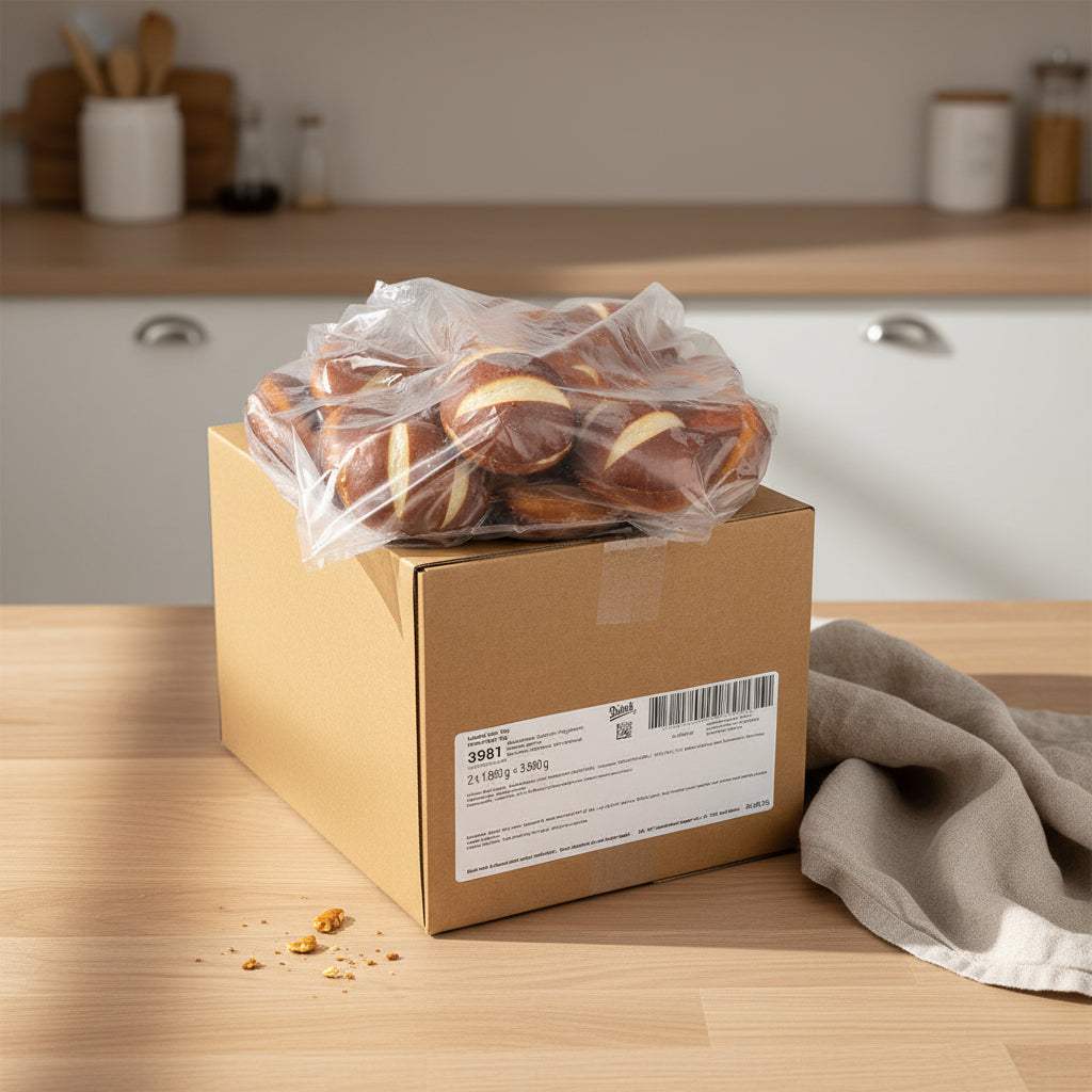 Burger Bun, Pretzel, Pre-sliced x 42: verified product format used in this Beleaev guide