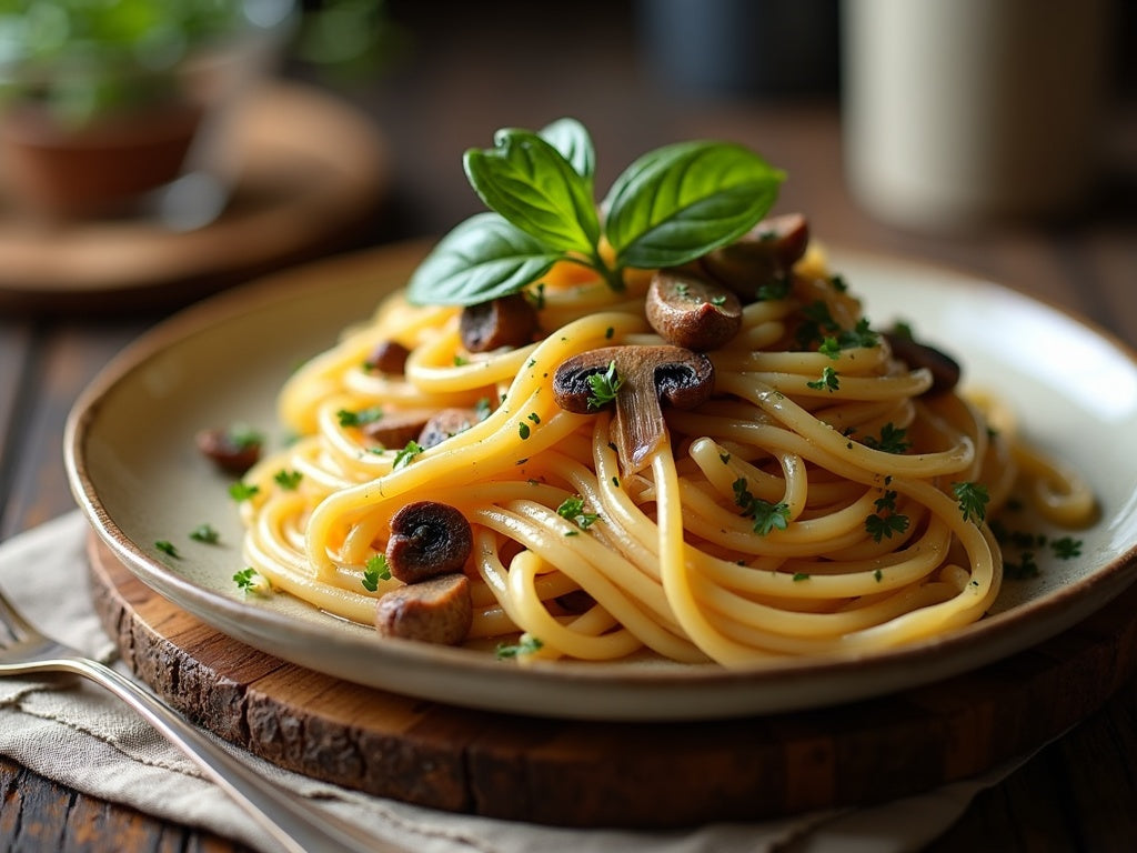 Wild Mushroom and Truffle Pasta