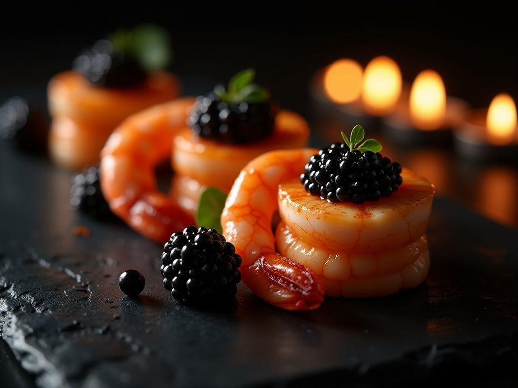Prawn Cocktail with Caviar: A 70s Revival