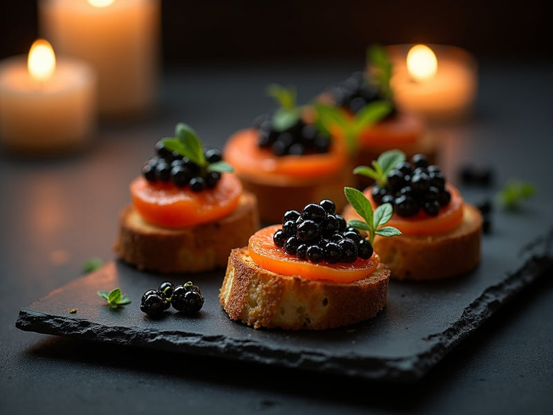 Crostini with Caviar, 3 Ways: Easy Party Canapé Recipes