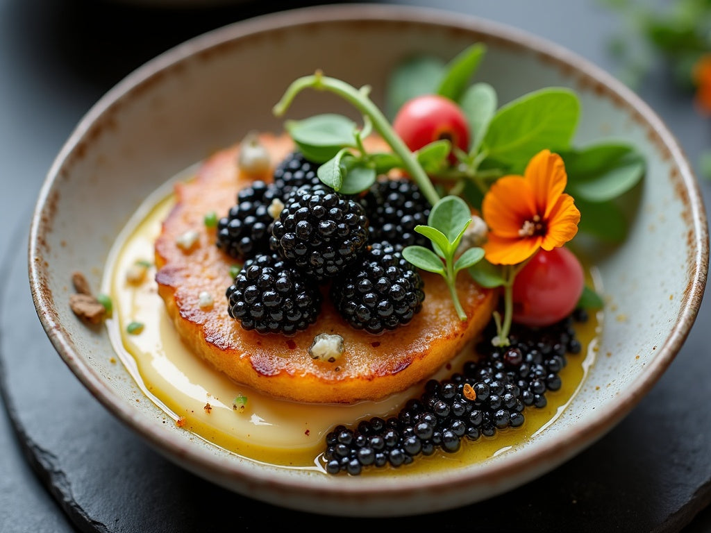 Caviar Breakfast Bowl: Greek Yogurt and Cucumber