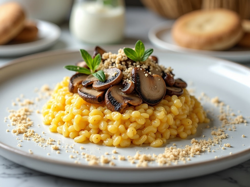 Wild Mushroom Risotto with Truffle Shavings