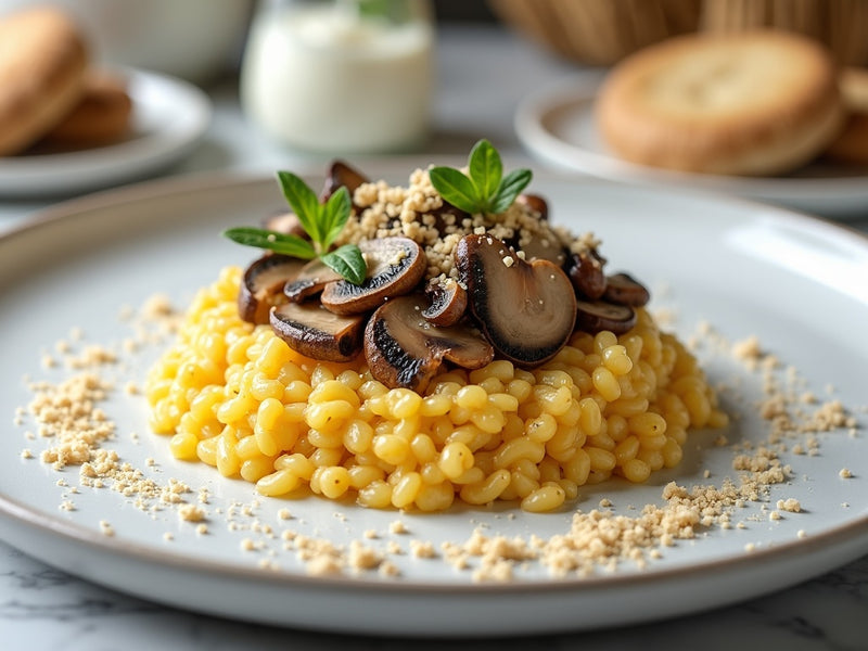 Wild Mushroom Risotto with Truffle Shavings