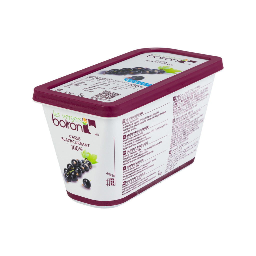 Purée Blackcurrant, Frozen — Boiron (1kg) pack