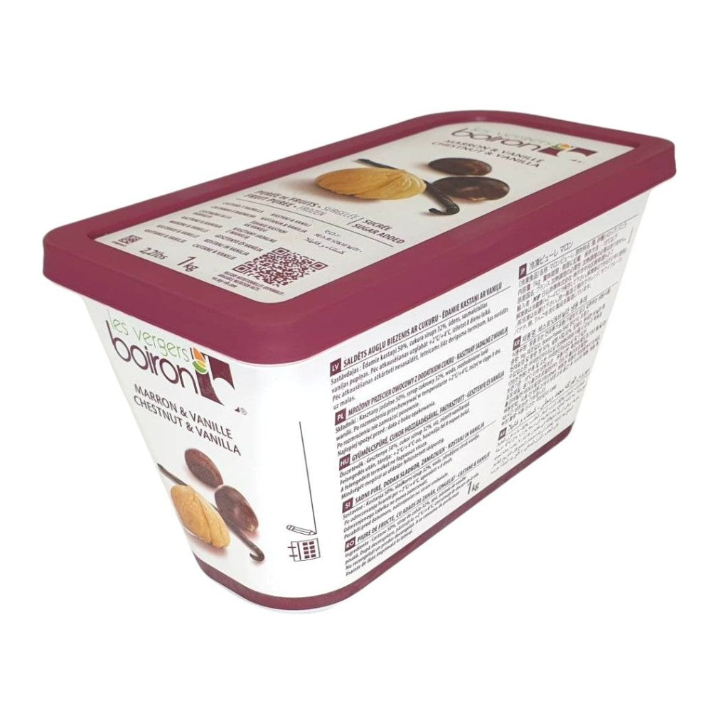 Purée Chestnut & Vanilla, Frozen — Boiron (1kg) pack