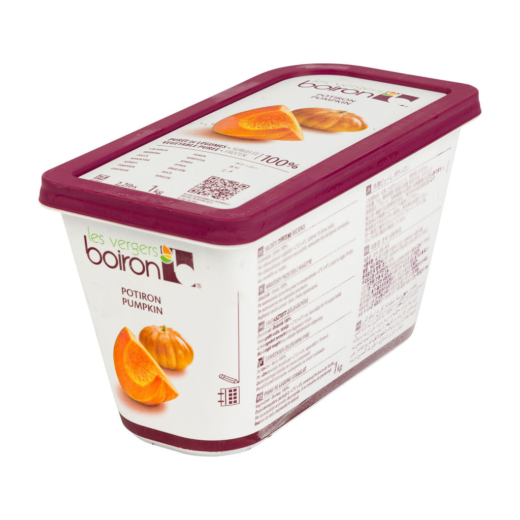 Purée Pumpkin, Frozen — Boiron (1kg) pack