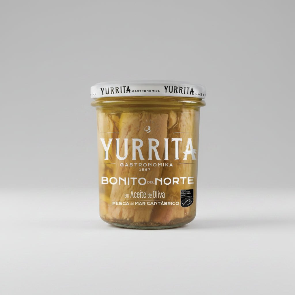 Bonito del Norte White Tuna in Olive Oil, Yurrita (400g) catalogue image for Bonito del Norte vs Yurrita Yellowfin Tuna: Key Differences