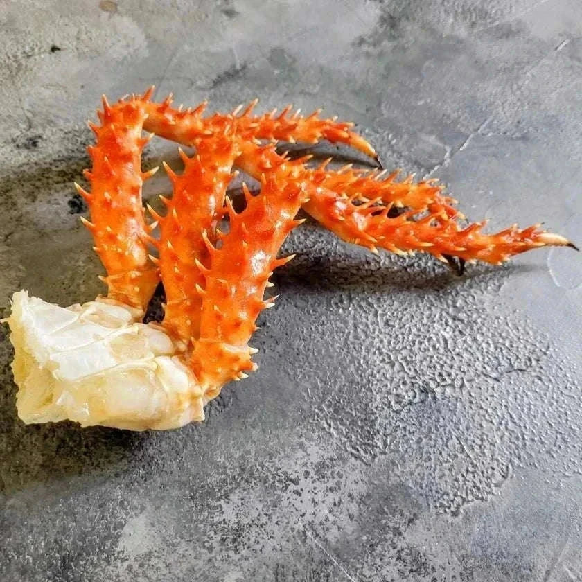 Chilean King Crab Clusters, Cooked, Frozen, ≈500g catalogue image for King Crab Clusters vs King Crab Loin: Key Differences