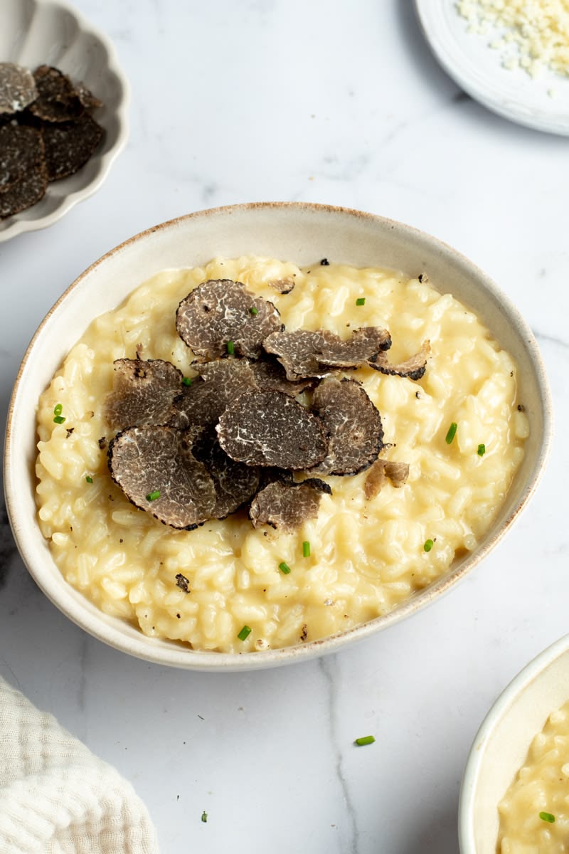 Black Truffle Risotto with Parmesan