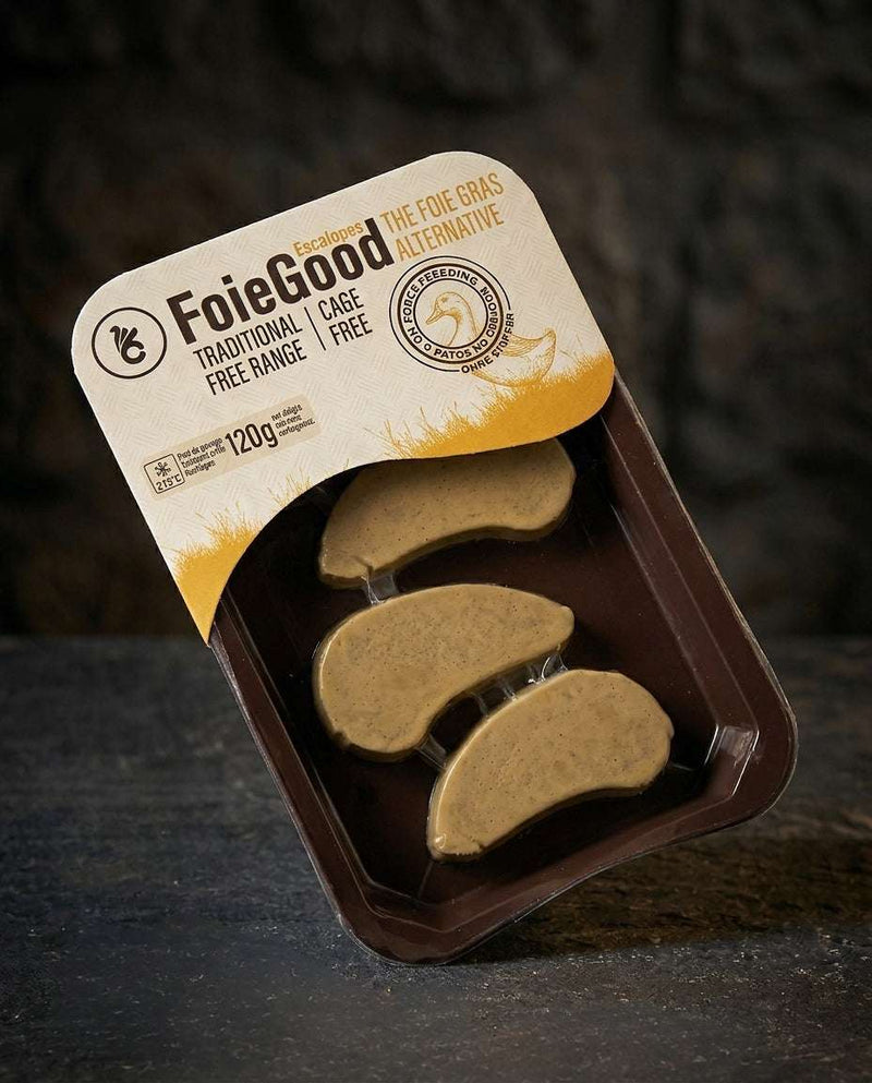 Foie Gras Escalopes, FoieGood Ethical (4×30g) catalogue image for Mi-Cuit Foie Gras vs Foie Gras Escalopes: Key Differences