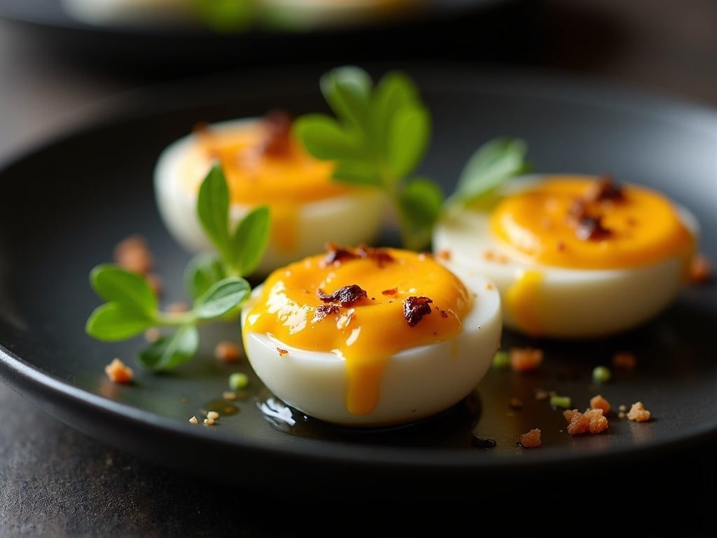 Soft-Boiled Eggs with Truffle Butter Soldiers