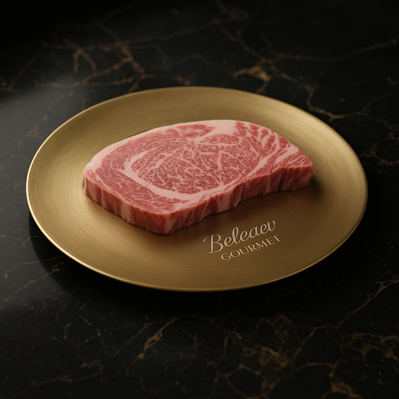 Japanese A5 Wagyu ribeye, BMS 10-12, frozen 200g cut