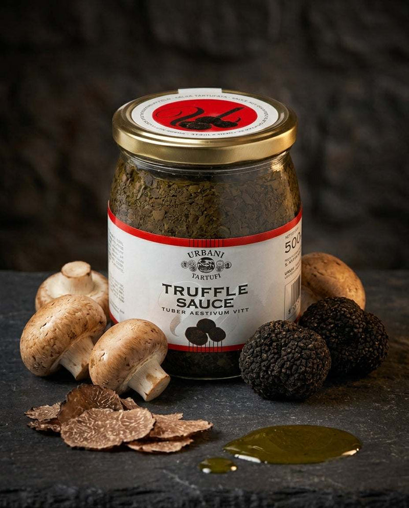 Mushroom & Truffle Sauce 500gr catalogue image for Mushroom & Truffle Sauce vs Black Truffle Paste: Buyer Guide