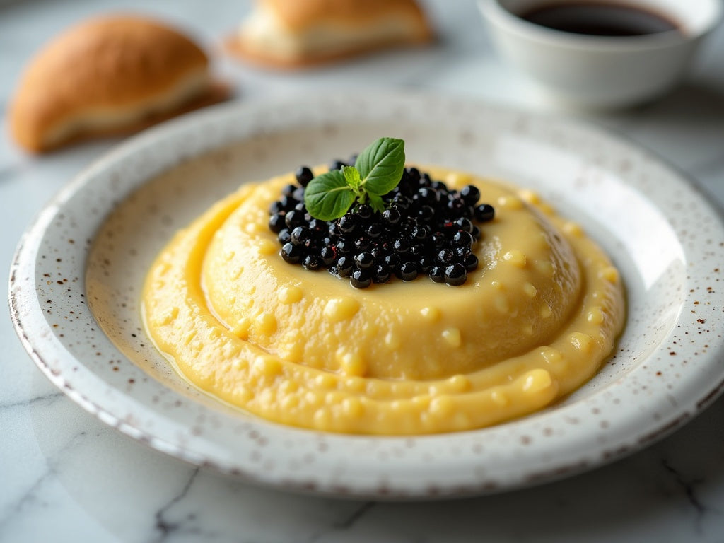 Cauliflower Purée with Caviar: A Silky Fine-Dining Side