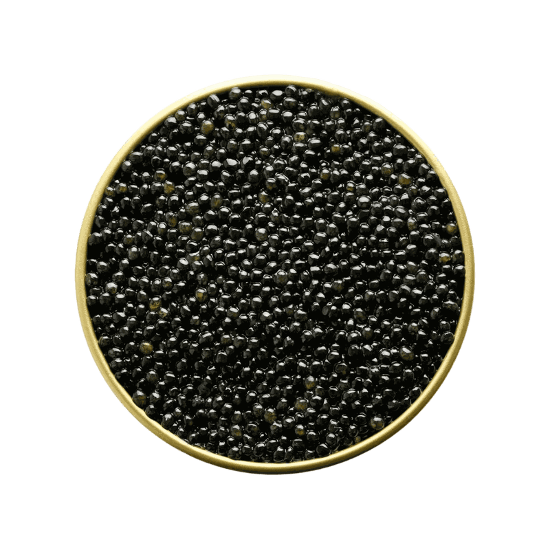 Royal Baeri Caviar medium charcoal pearls in tin