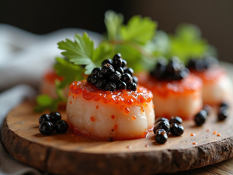 Scallop Tartare with Caviar: A Delicate Raw Starter