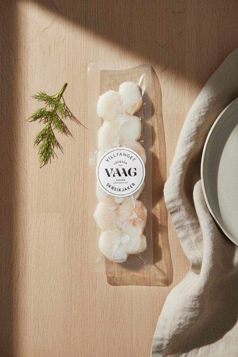 Skrei Cod Cheek, Frozen - VAAG Each (200g) catalogue image for Cod Long Loin vs Cod Cheek: Key Differences & Buyer Guide