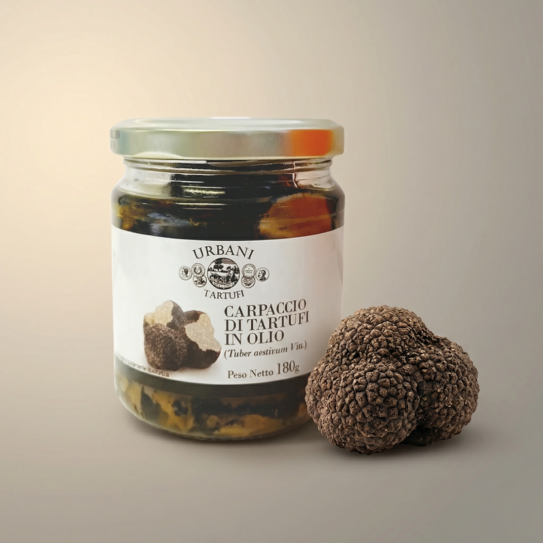 Summer Truffle Carpaccio 180gr catalogue image for Mushroom & Truffle Sauce vs Summer Truffle Carpaccio