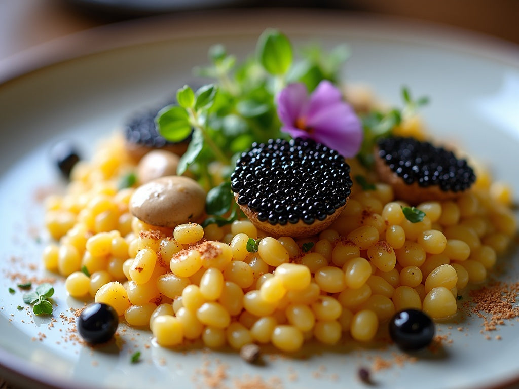 Wild Mushroom Risotto with Caviar