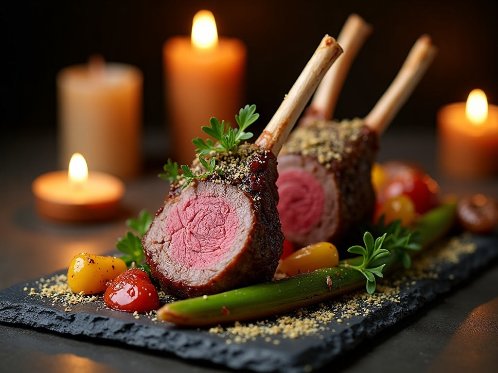 Rack of Lamb with Truffle Crust