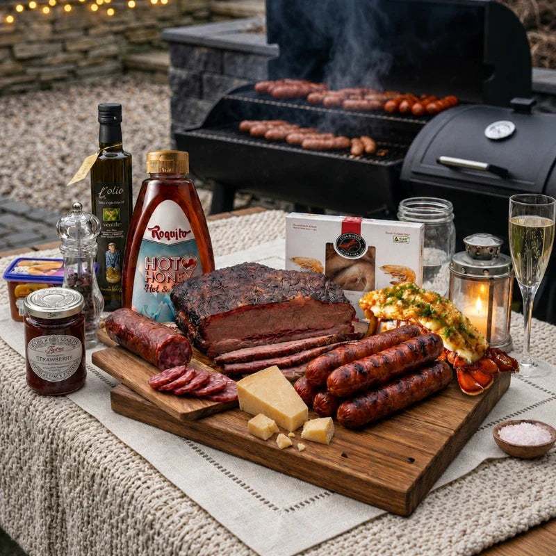 Picnic and BBQ Hampers, a summer spread for the outdoors and the grill