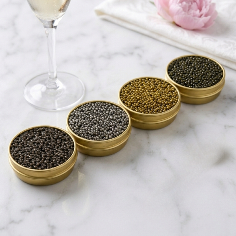 Beleaev signature caviar tasting sets