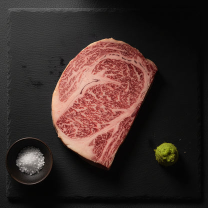 Japanisches Wagyu-Ribeye, A5, BMS 10-12, gefroren, ≈200 g