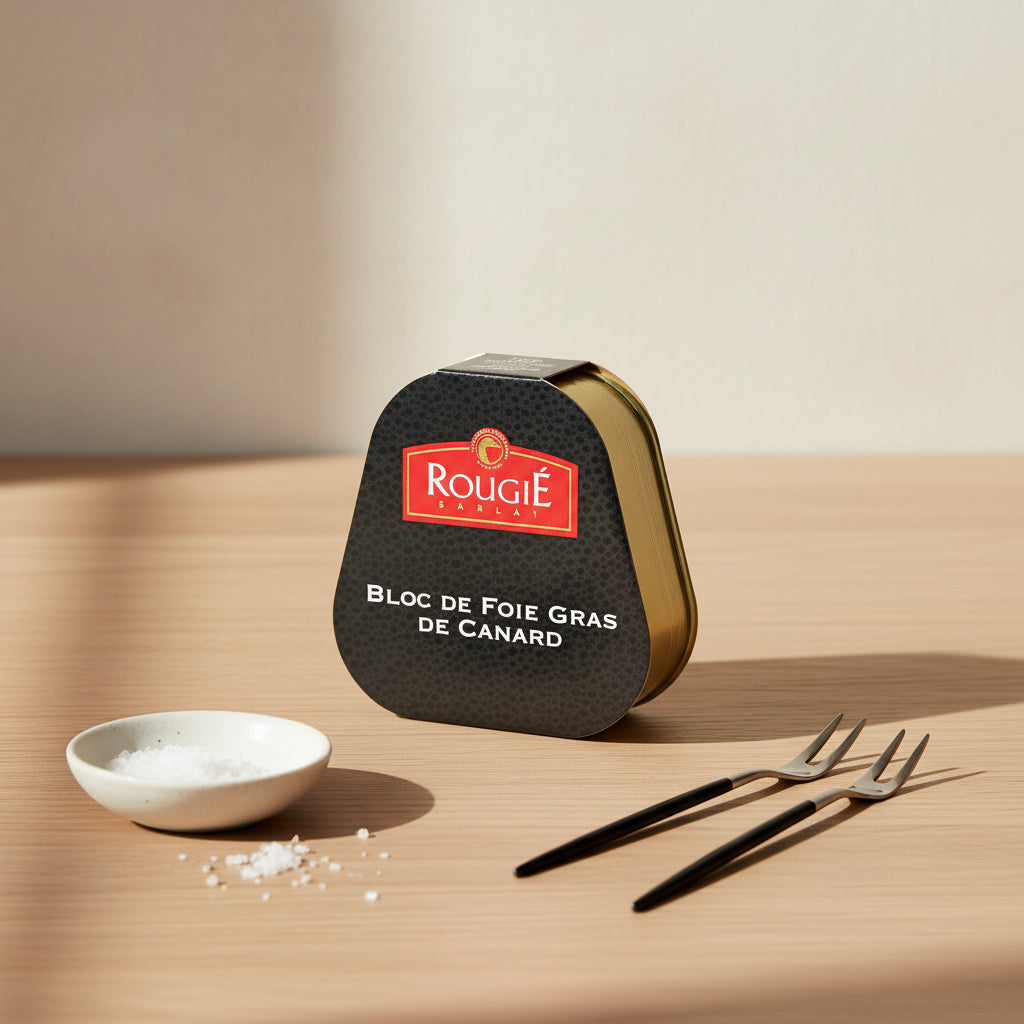 Rougie Duck Foie Gras Bloc 75g product pack