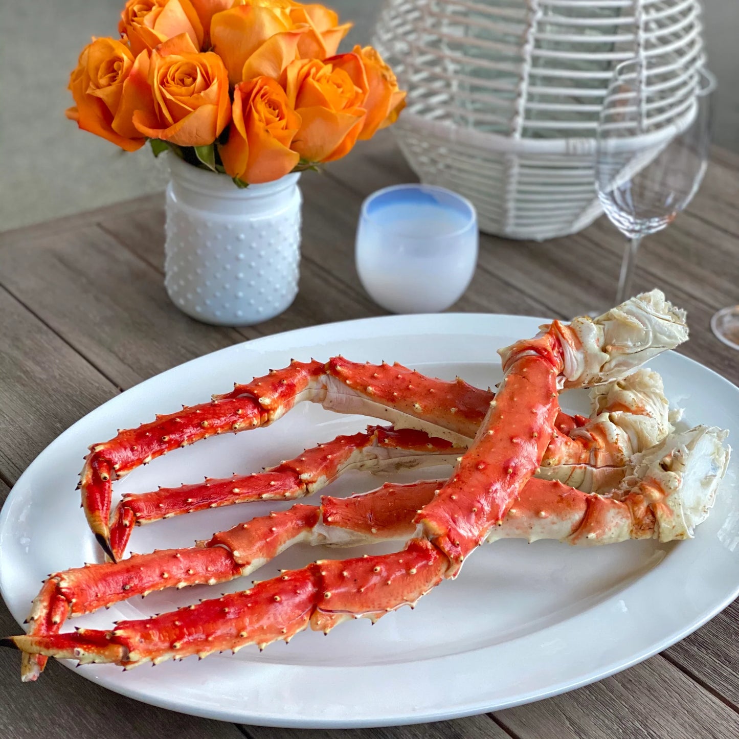 XXL King Crab Clusters, Cooked, Frozen, +/-1kg