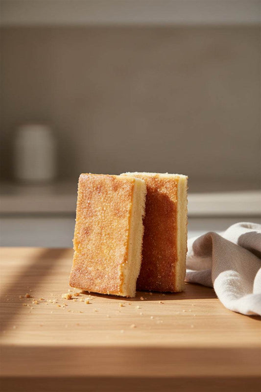 Frozen lemon drizzle traybake with lemon syrup, 12 portions, 750g pack