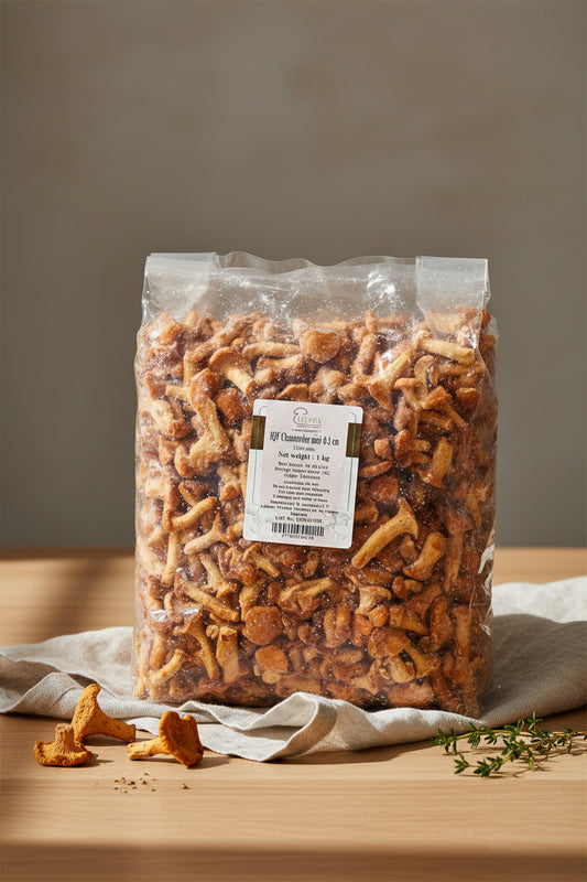 Wild Girolle Mushrooms 1kg product pack