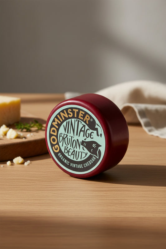 Godminster Organic Vintage Cheddar 400g product pack