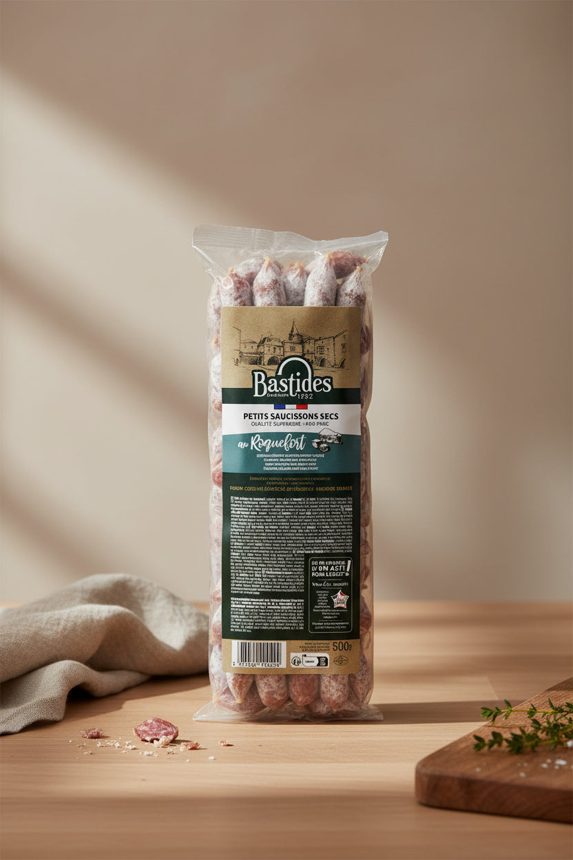 Roquefort Saucisson Grelots 500g product pack