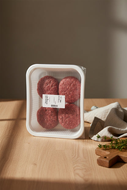 100% Beef Burgers 12 x 160g product pack