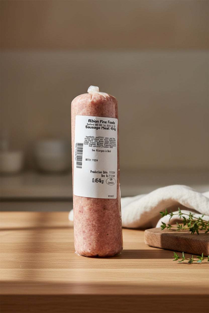 Pork Sausage Meat, Frozen (454g)